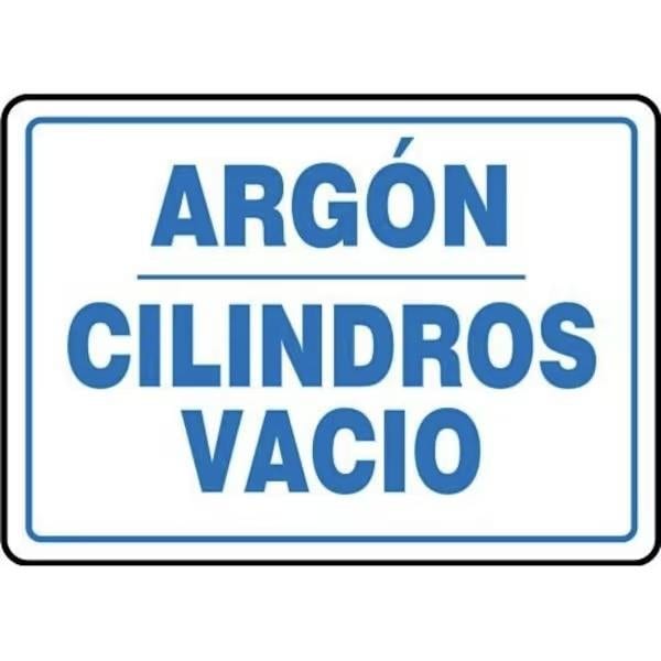Accuform Safety Sign ARGON EMPTY CYLINDERS SHMCPG564XP SHMCPG564XP - main